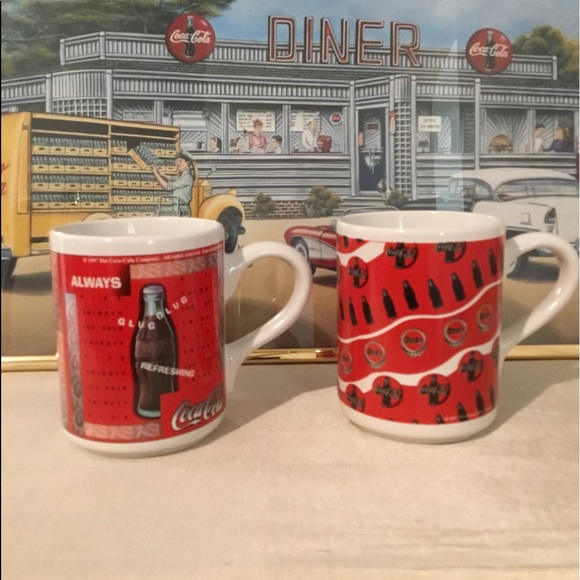 VTG Coca-Cola Coffee Mugs